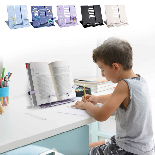 Estante de Lectura, Diseño Plegable Que Ahorra Espacio, Material Abs Resistente, Fácil de Limpiar, Uso Multifuncional, Ideal para Oficina, Hogar y Biblioteca, Bordes Lisos, Tamaño Compacto, 1 Pieza