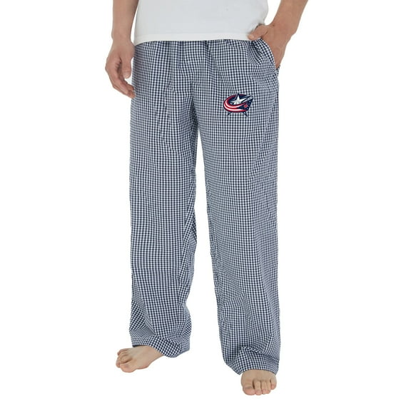Men's Concepts Sport Navy Columbus Blue Jackets Traditional Woven Pants