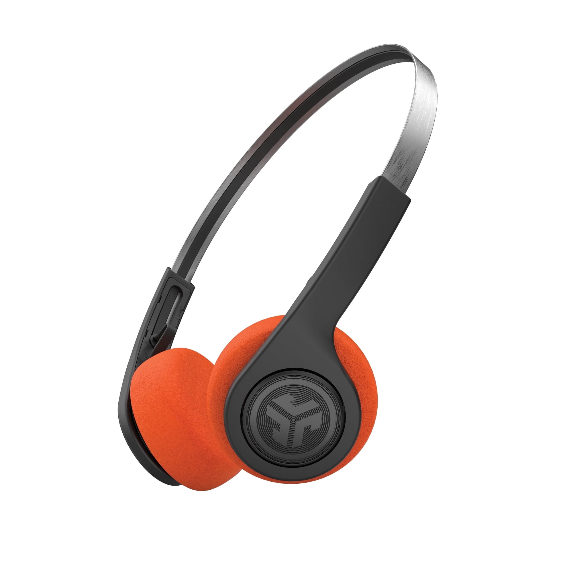 JLab Rewind 2 Wireless Retro Headphones, Bluetooth, Built-in Mic, Customizable Sound, 22+ Hr Playtime