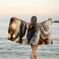 thumbnail image 6 of Orinice Quick Dry Bath Towel 27.5x55in Ultra-Fine Fiber Towel with Tropical Print for Rapid Drying and Versatile Usage 55x27.5in, 6 of 7