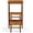 Natural, variant on Canddidliike 3-in-1 Rubber Wood 3 Tier Folding Step Stool Ladder Storage Shelf-Coffee, 3 Step Ladder, Lightweight Portable Folding Sturdy Steel Step Stool