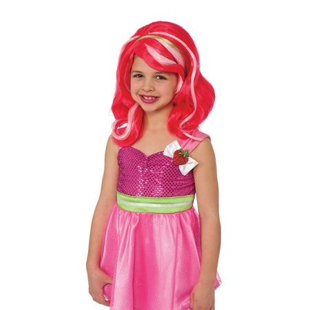 Girls Strawberry Shortcake Costume Wig