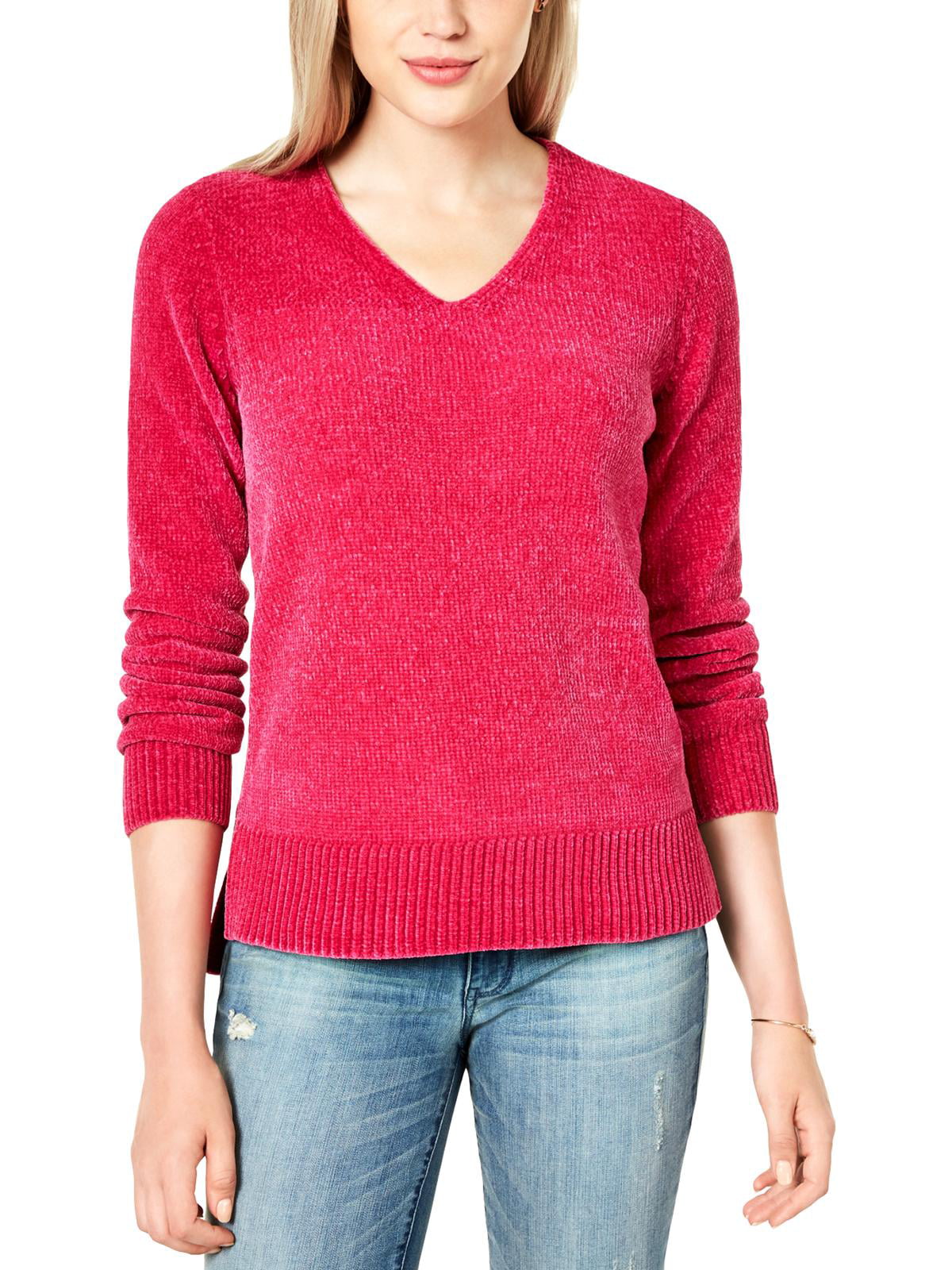 Maison Jules femme Coeur Imprimé Métallique Pullover Sweater Haut BHFO 2623 