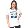 thumbnail image 4 of US Air Force Fly Fight Win USAF Women's T Shirt Ladies Tee Brisco Brands S, 4 of 5