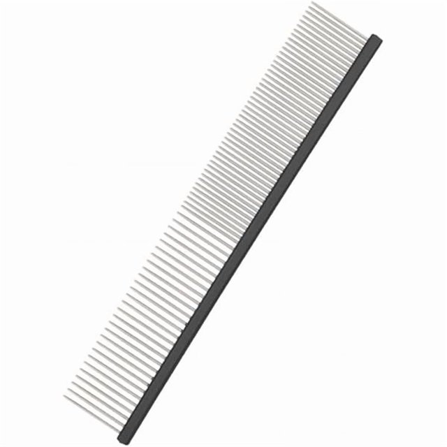 HAYAN Dog Comb for Removes Tangles & Knots, Stainless Steel Pet Grooming Comb Rounded Teeth Dense & Sparse Comb for Cats Dogs Rabbits Long Short Hair