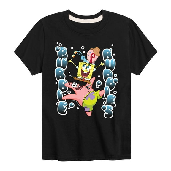 SpongeBob SquarePants - Bubble Buddies - Toddler & Youth Short Sleeve Graphic T-Shirt