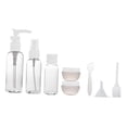 thumbnail image 3 of 8 Pcs Accessoires de Conteneurs de Voyage Rechargeables Durables Blancs, 3 of 8
