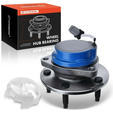 A-Premium Rear Wheel Bearings and Hub Assembly Compatible with Buick Rendezvous 2002-2007, FWD & 4-Wheel ABS, w/ABS 5-Lug, Replace# 512222