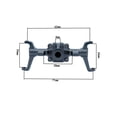 thumbnail image 2 of fastboy Aluminum Alloy 1/24 Front And Rear Axle Housings For FCX18 FCX24 Crawler 2pcs RC Car Accessories Replacement Parts Silver, 2 of 6