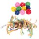 thumbnail image 1 of Juguetes para masticar con bolas de ratán para pájaros juguetes para masticar molienda de pico divertida multiusos para periquitos y cacatúas ANGGREK Otros, 1 of 8