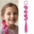 thumbnail image 1 of Childrens wig braids, Colorful Pre-Braided Ponytail Hair Hair Accessories, 1 of 8