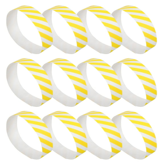 100pcs Paper Wristbands for Events Parties and Concerts Disposable and Reusable