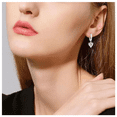 thumbnail image 3 of "Juego De Collar Corazón Anillo Aretes Joyería Mujer Belug Blanco ", 3 of 5