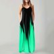 thumbnail image 2 of Mujer Casual Tallas grandes Tie-dy Gradient Cuello redondo Bolsillos Sin mangas Maxi Vestido largo Fridja  hj797, 2 of 5