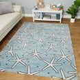thumbnail image 3 of Balta Massau Coastal Starfish Area Rug Grey 5'3" x 7' 5' x 8', 8' Runner Indoor, 3 of 5