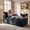 Dark Gray, variant on BEHOST Modular Sectional Sofa, Velvet Cloud Sleeper Couch with Ottoman & Extra Deep Seats, Compact Sofa Bed for Living Room & Small Spaces, Navy Blue