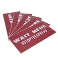 thumbnail image 3 of Warning Sticker,2 Set Floor Sticker Floor Sticker Floor Ground Sign Meticulously Designed, 3 of 8