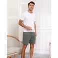 thumbnail image 4 of Ekouaer Men's Pajama Shorts Pj Bottoms Drawstring Casual Shorts with Pockets, 4 of 6