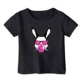thumbnail image 3 of Tanghaowl Easter Shirts for Boys Girls Girl's Cute Easter Print Round Neck Short Sleeved Casual T Shirt Top Big Girls Athletic Shirts, 3 of 3