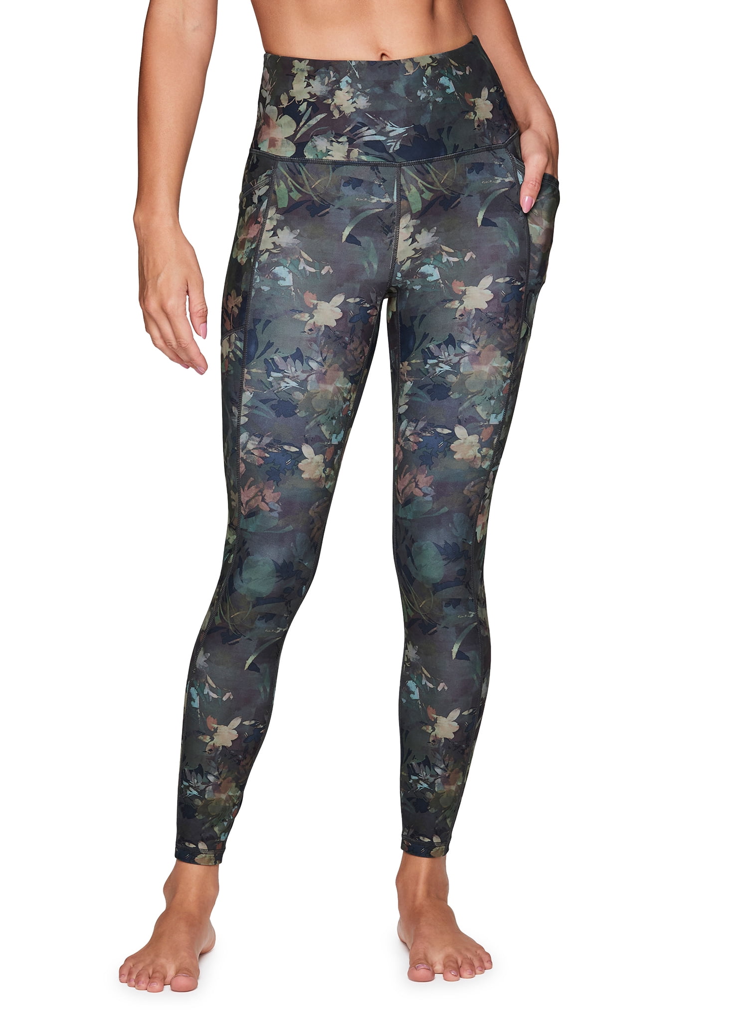 RBX Active Women's Ultra Soft Camo Workout Legging With Pockets