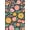 Black, Pattern 1, variant on ODIKA 4'x6' Black Pink Vintage Floral Symphony Design Washable Area Rug Elegant Maximalist Patterns with Retro Touch Pet Friendly, Non-Shedding for Bedroom, Reading Nook