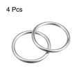 thumbnail image 3 of Unique Bargains 316 Acier Inoxydable Anneau Rond 35mm ID 4mm d'Épaisseur 4 Pack, 3 of 5