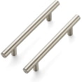 thumbnail image 1 of Ravinte 30 Pack 6-3/8" Cabinet Pulls Brushed Nickel Stainless Steel Kitchen Drawer Pulls Cabinet Handles 4" Hole Center, 1 of 5