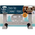 thumbnail image 3 of Camco Life is Better at The Campsite Over-The-Cabinet Hooks | Features Retro Camper/RV Design & Easy No-Tool Installation | Fits Doors Up to .75" Thick & Crafted of Heavy-Duty Stainless Steel (53381), 3 of 3
