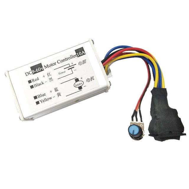 de del motor de 9-60V 10A 120W (PWM) Interruptor reversible de de motor at Soledad Controlador de velocidad CC