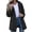 Black 03, variant on Karymi Rain Jacket Solid Long Length Hooded Rain Trench Coat, Long Sleeve Adjustable Cuff Cargo Jacket, Drawstring Waist Mid-Long with Flap Pockets Rain Jacket