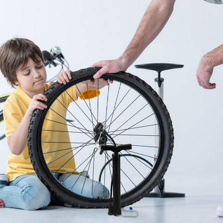 LRXIYODE 1Pcs Multifunctional Iron Air Pump for Bike Suitable for Road Bikes and Cyclists