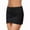 Black, variant on Womens Swim Skirts with Tummy Control Swimsuit Bottoms Solid Ruched Bathing Suit Bottoms Beach Wear