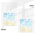 thumbnail image 3 of YFYANG Reusable Cotton Canvas Tote Shopping Bag, Abstract Geometric Line Pattern Washable Portable Grocery Bag for Daily Travel, 3 of 8