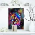 thumbnail image 1 of Butterfly over Abstract Background - Abstract Wall Art Canvas, 1 of 3