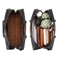 thumbnail image 3 of Wrangler Travel Duffel Bag Large Capacity Leather Luggage Bag for Women Stylish and Durable Travel Bag, Black, 3 of 7