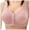 Pink, variant on Lixiuxyad Sports Bra with Cups Women's Front Buttoned Large Sized Bra Vest Style Underwear Women's Bras Without Steel Rings