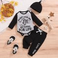 thumbnail image 2 of Gerichy Baby Boy Clothes Newborn Infant Boys Outfits Romper Pants Hat 3Pcs Clothing Set for 0 3 6 9 12 18 Month Toddler Clothes for Boys, 2 of 7