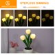 thumbnail image 4 of pequeña luz de noche Lámpara de tulipán lámpara de mesa decorativa para interiores lámpara de maceta luz nocturna ambiental regalo planta en maceta Neoglint  pequeña luz de noche, 4 of 7