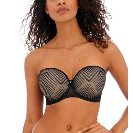 Freya Tailored Strapless Molded Underwire Bra (401109) 28E Black