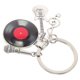 thumbnail image 5 of GOOHOCHY Llavero musical: mini llavero de guitarra y micrófono con colgante de disco de vinilo con nota musical. Bonito accesorio de inspiración retro para mochilas y bolsos., 5 of 8