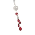 thumbnail image 6 of Bling Car Pendant Charms Rear View Mirror Hanging Ornament Red, 6 of 6