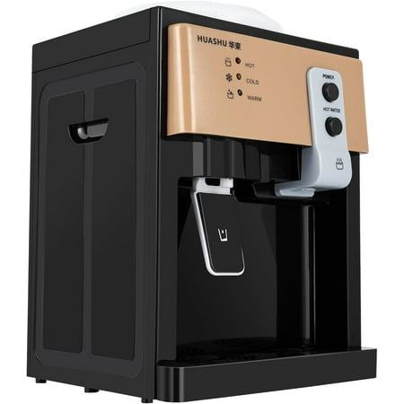 550W Water Dispenser, Top Loading Water Cooler for 1.2 to 5 Gallon, 3 Temperature Settings Boiling Water,Normal Ice Water（8-15℃）,Bedside Water Dispenser for Home, OfficeChampagne Gold