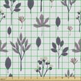 thumbnail image 2 of Leaves Fabric by the Yard Upholstery, Various Autumn Leaves Illustration in Violet Shades, Decorative Fabric for DIY and Home Accents, Purple Multicolor by Ambesonne, 2 of 5