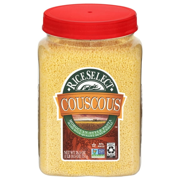 RiceSelect Original Couscous, Moroccan-Style Couscous, 26.5 oz Jar