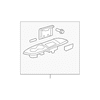 Genuine OE Honda Cup Holder - 84611-SHJ-A01ZB
