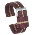 thumbnail image 1 of Rojo Caqui Nylon Reloj Correa 22mm Ancho Suave y Cómodo Premium Nylon Correa con Plateada Hebilla, Universal Reemplazo Lienzo Reloj Correa, 1 of 7