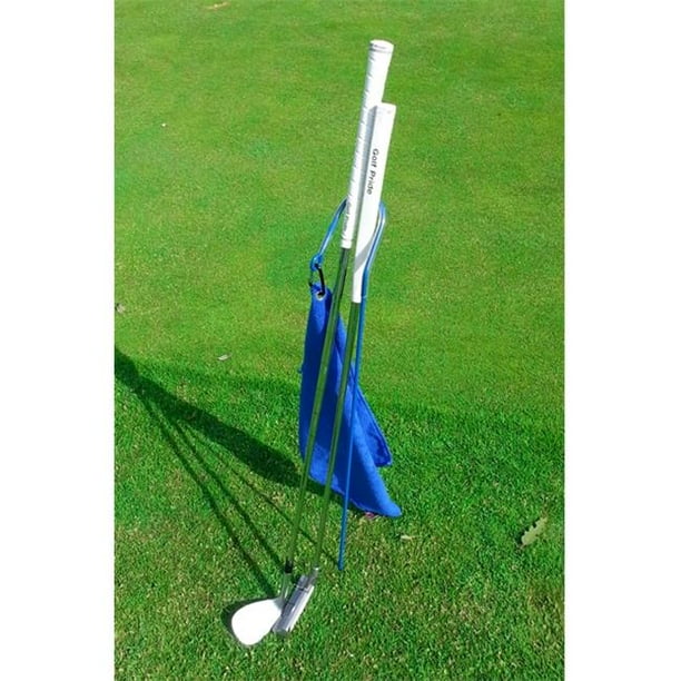 Putter Buddy Training Aid/Golf Club Stand with Towel Blue Walmart