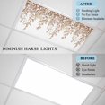 thumbnail image 4 of 1 Pack Brown Leaf Fluorescent Light Covers for Ceiling Lights Eucalyptus Leaves Spring Plant Farmhouses Magnetic Ceiling Light Covers Overhead Light Filters for Office Classroom Home, 4 of 9