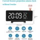 thumbnail image 2 of Projection Alarm Clock with Dual Alarms, Ceiling Radio Projection Alarm Clock 180 Big Digit Digital Clock, 3 Color Switch, Dual Alarm, Dual USB Port, 2 of 5