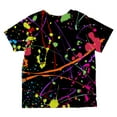 thumbnail image 2 of Splatter Paint Black All Over Toddler T Shirt Multi 4T, 2 of 2